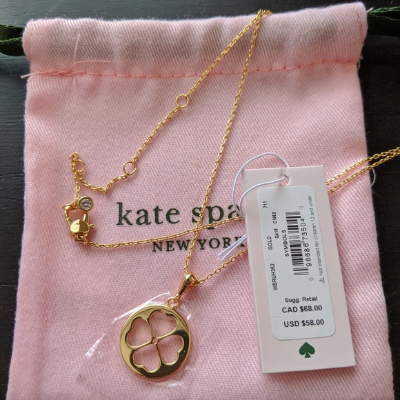 Kate Spade Clover Necklace Sale, 54 